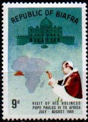 BIAFRAN POSTAGE STAMP