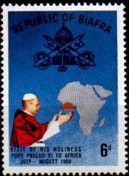 BIAFRAN POSTAGE STAMP