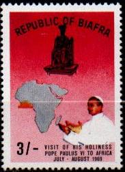 BIAFRAN POSTAGE STAMP