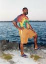 Emeagwali, rock cliff, Grand Lido resort, Negril, Jamaica