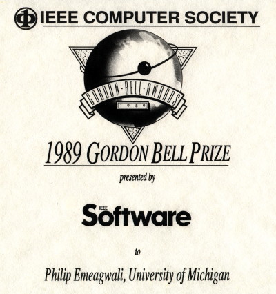 1989 Gordon Bell Prize