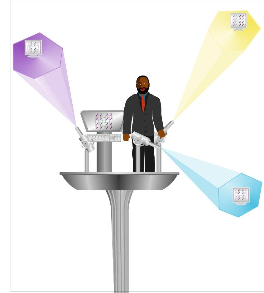 Philip Emeagwali Weather Forecasting Theatre as a Hyperball Supercomputer, now known as the Internet