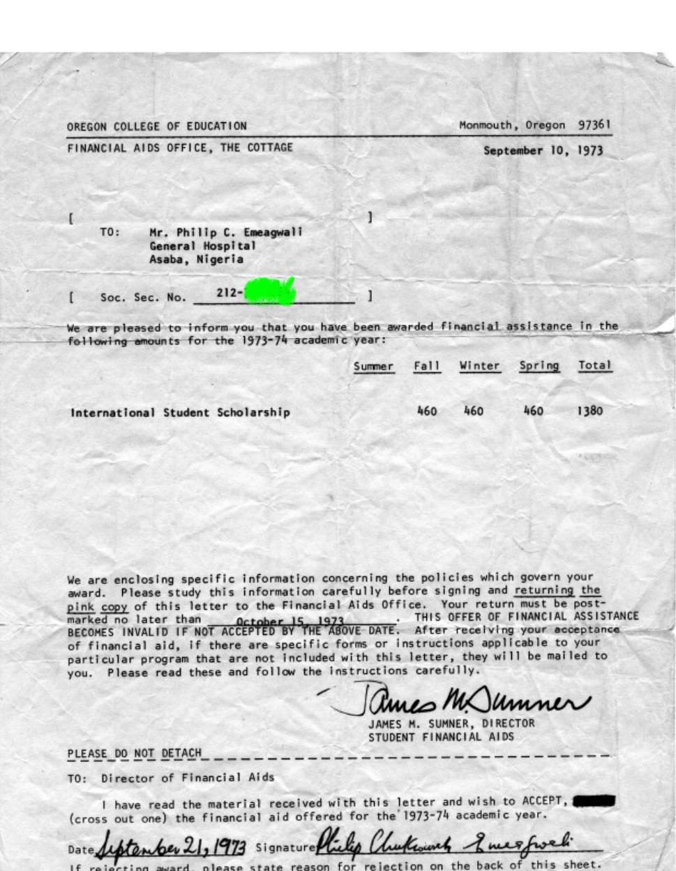 philip-emeagwali-financial-aids-office-oregon-college-of-education